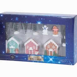 Magic Village kerstdorp met verlichting