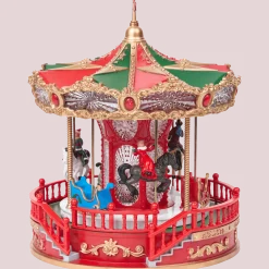 Magic Village kerstornament met muziek