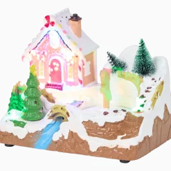 Magic Village kersttafereel met muziek