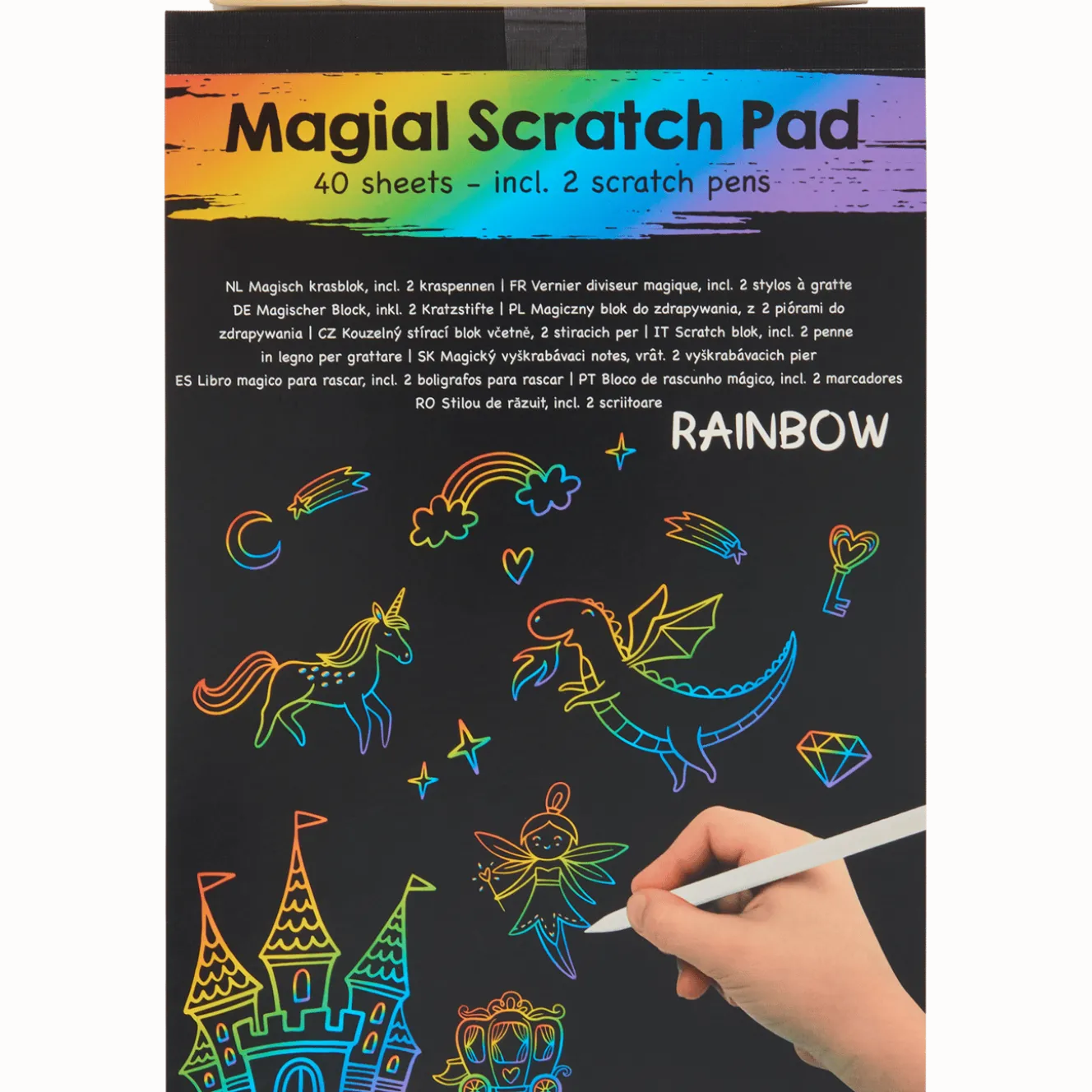 Magisch krasblok A5