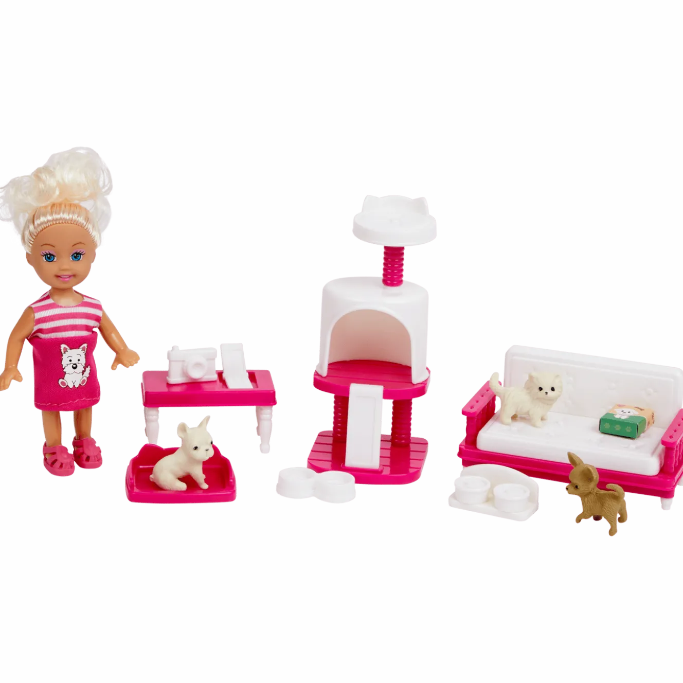 Mini-pop met accessoires