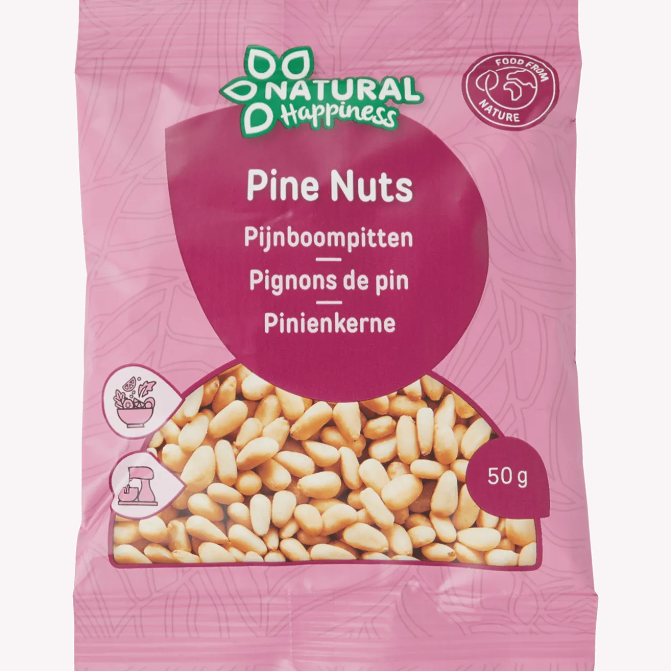 Natural Happiness pijnboompitten