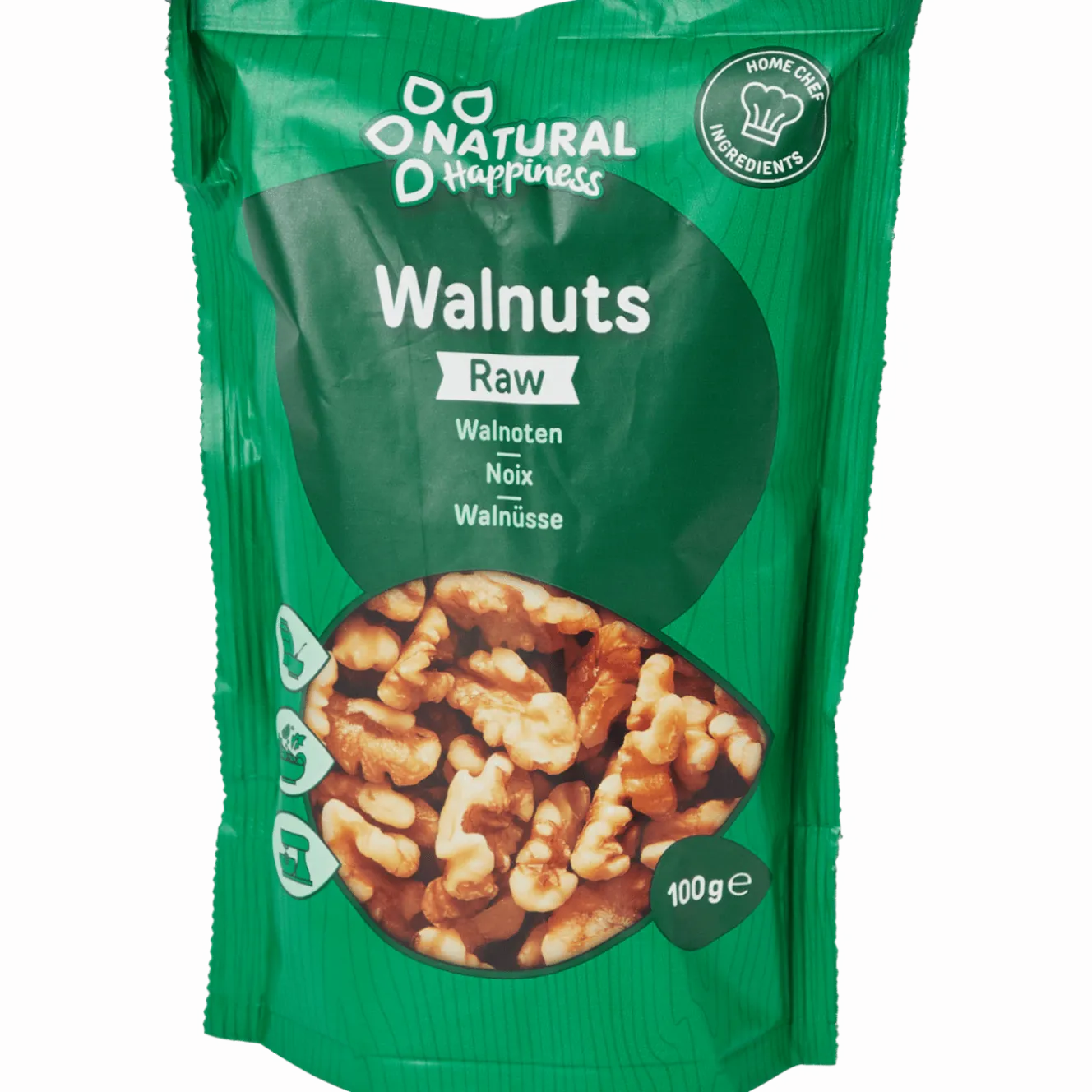 Natural Happiness walnoten Raw