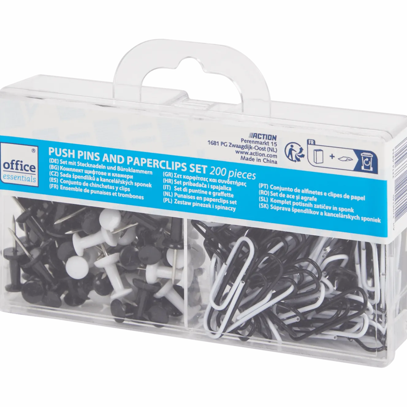 Office Essentials punaise- en paperclipset