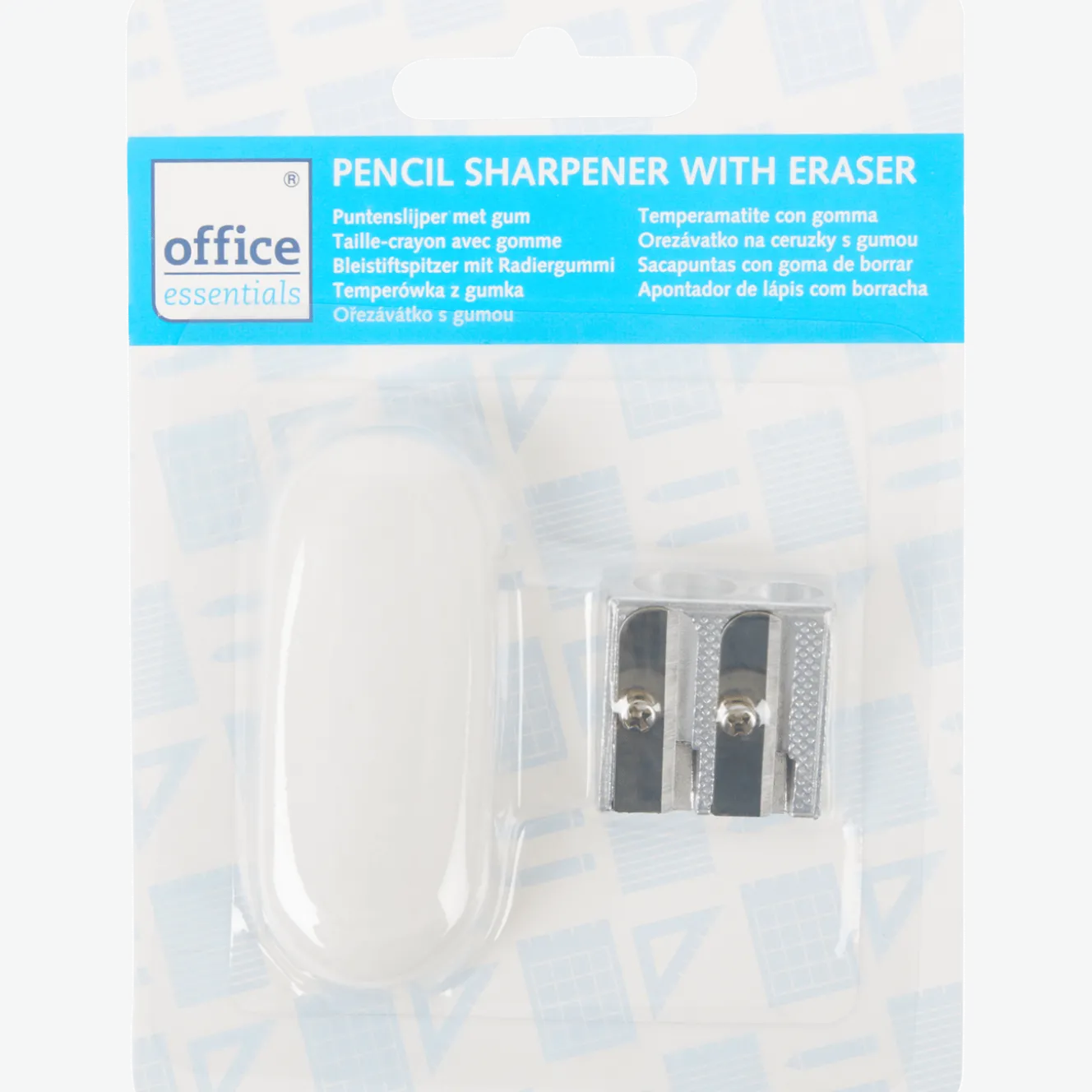 Office Essentials puntenslijper en gum