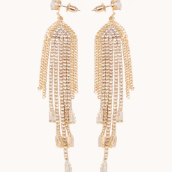 Oorbellen met glittersteentjes