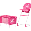 Poppenstoel en -bed