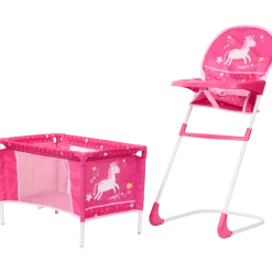 Poppenstoel en -bed