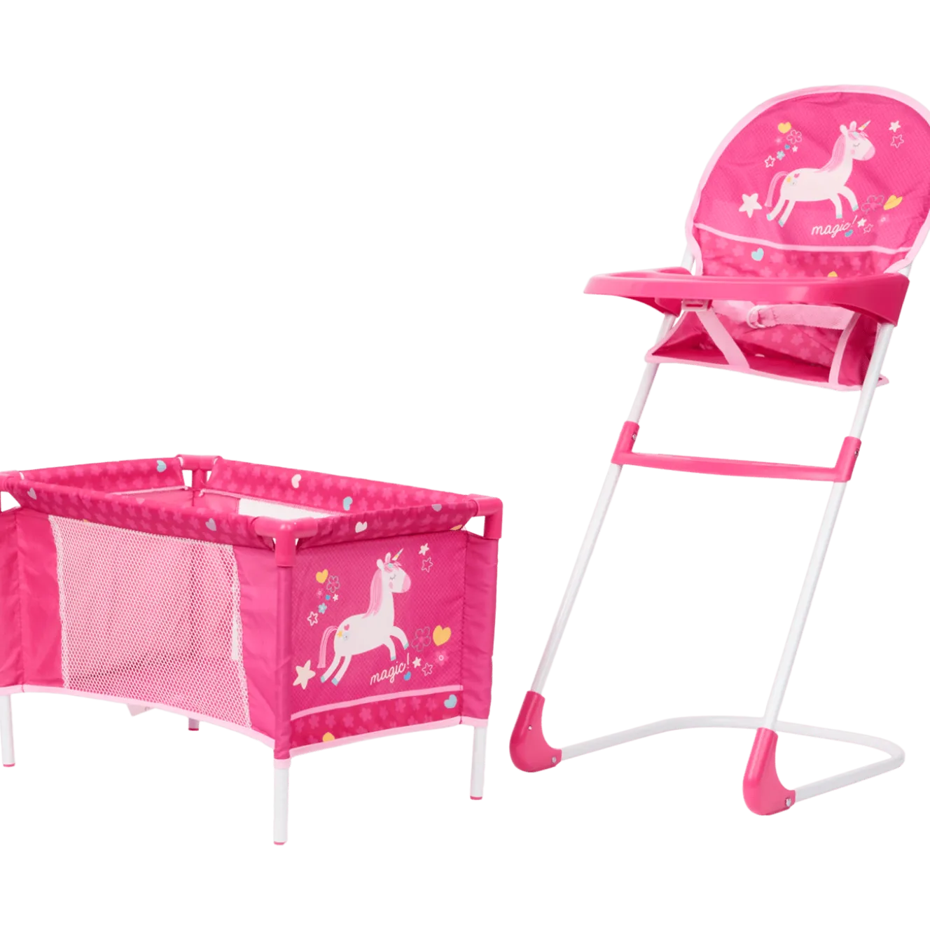 Poppenstoel en -bed