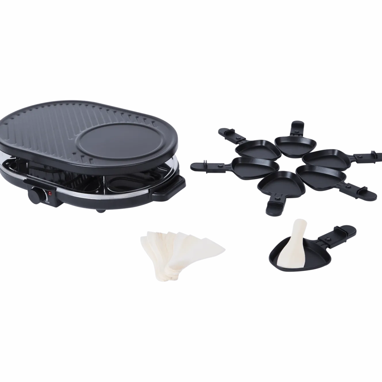 Raclette- en gourmetset