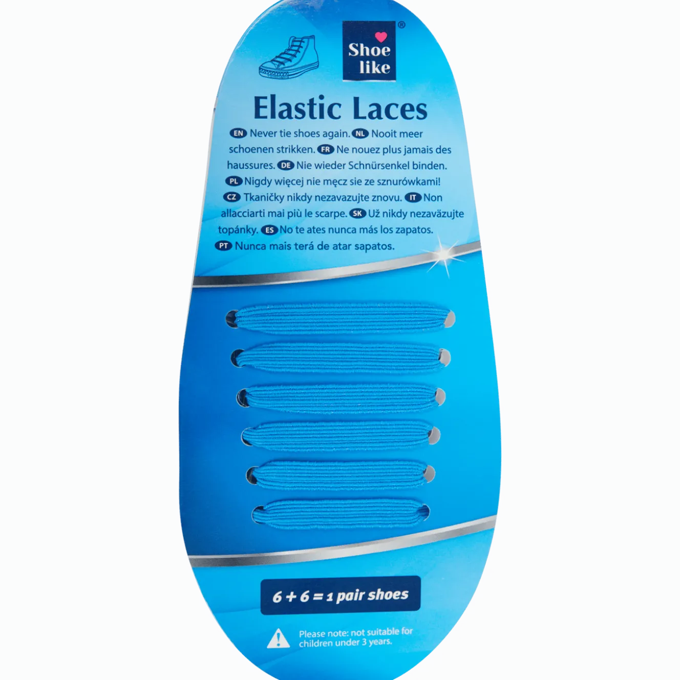 Shoe like elastische veters