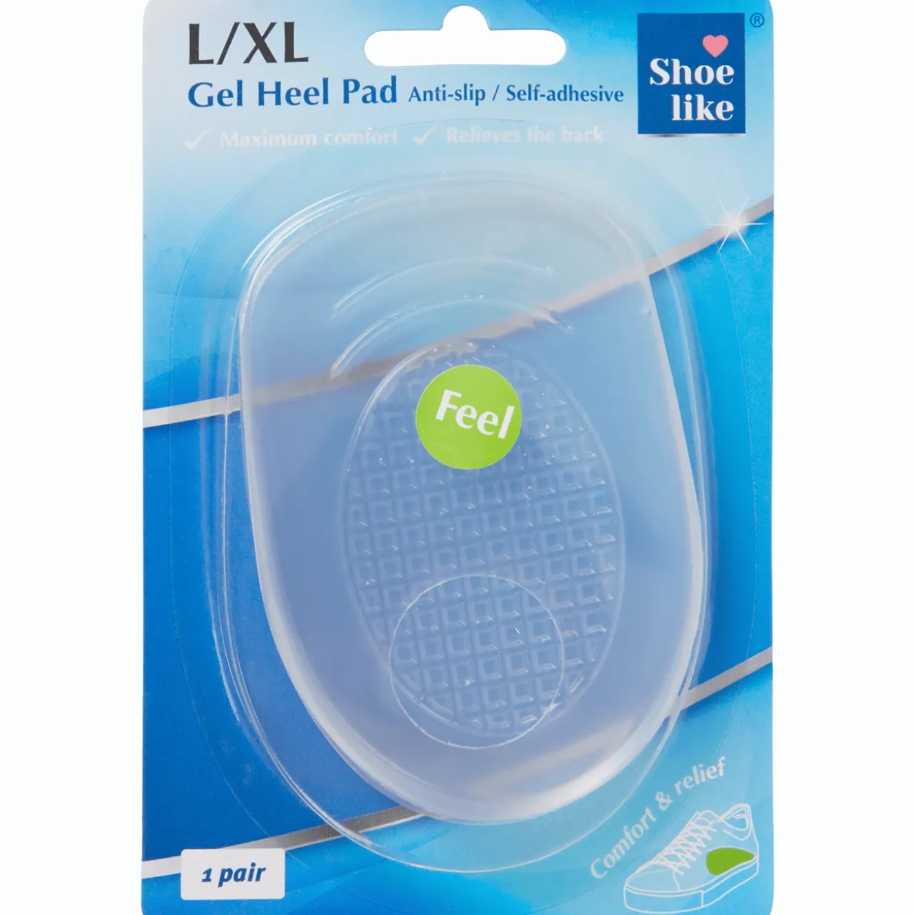 Shoe like gelpad