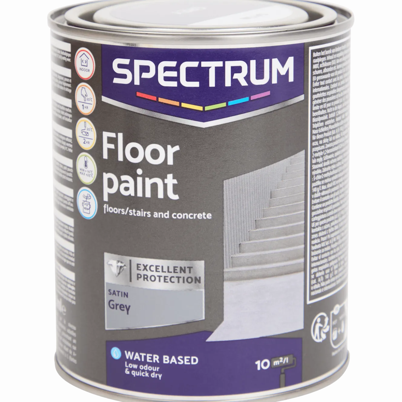 Spectrum betonvloerverf satin grey