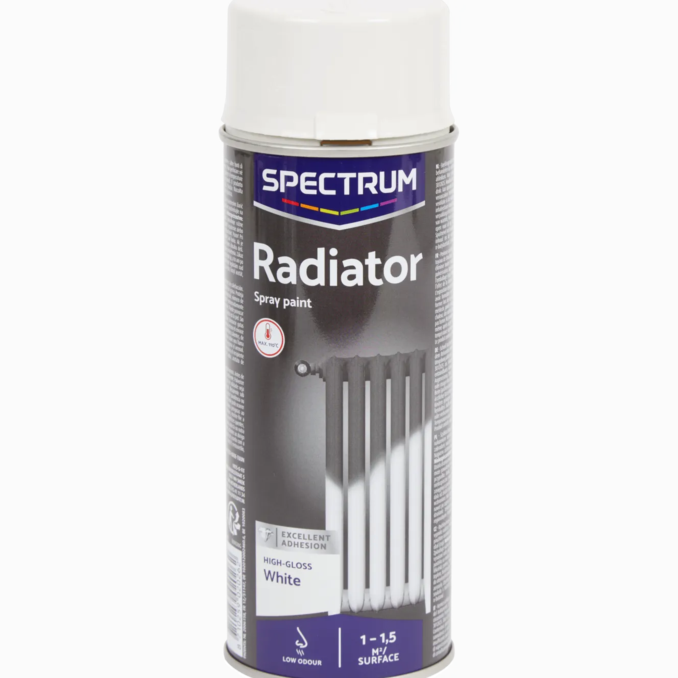 Spectrum hoogglans radiator spuitverf wit