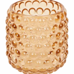 Theelichthouder met bolletjes