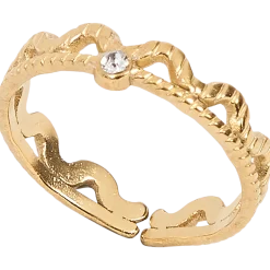 Vergulde ring