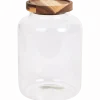 Voorraadpot met houten deksel