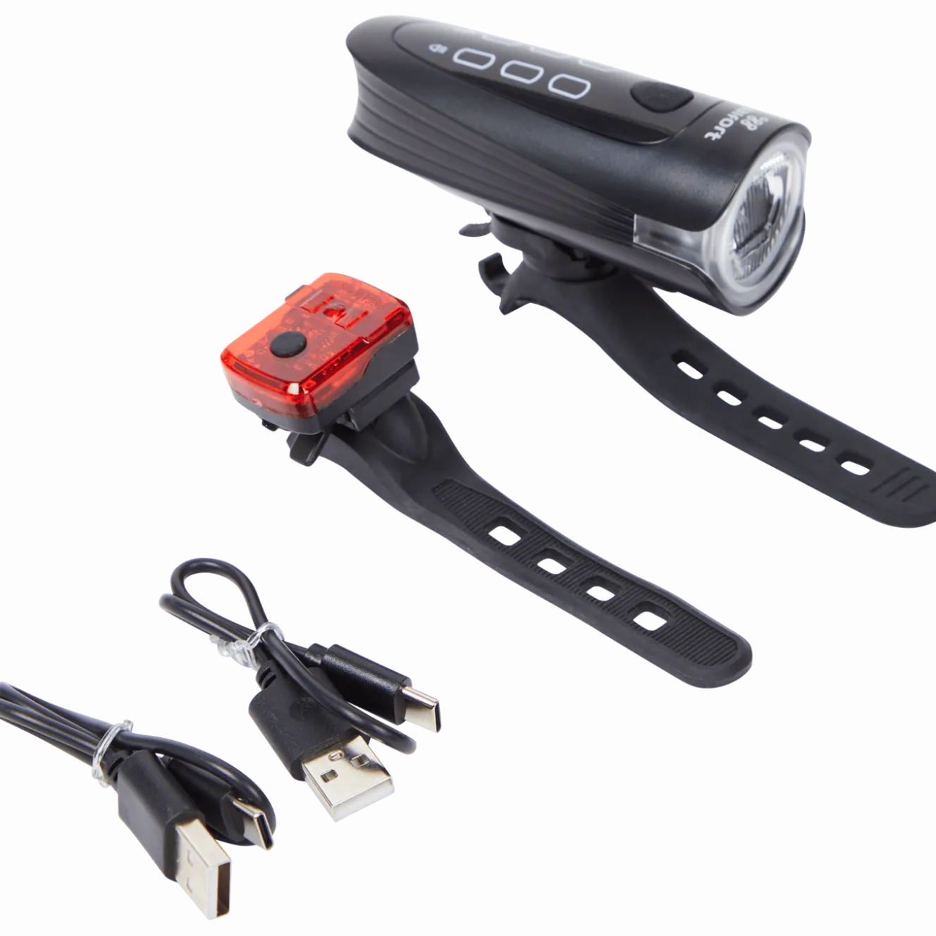 Walfort oplaadbare fietslampenset