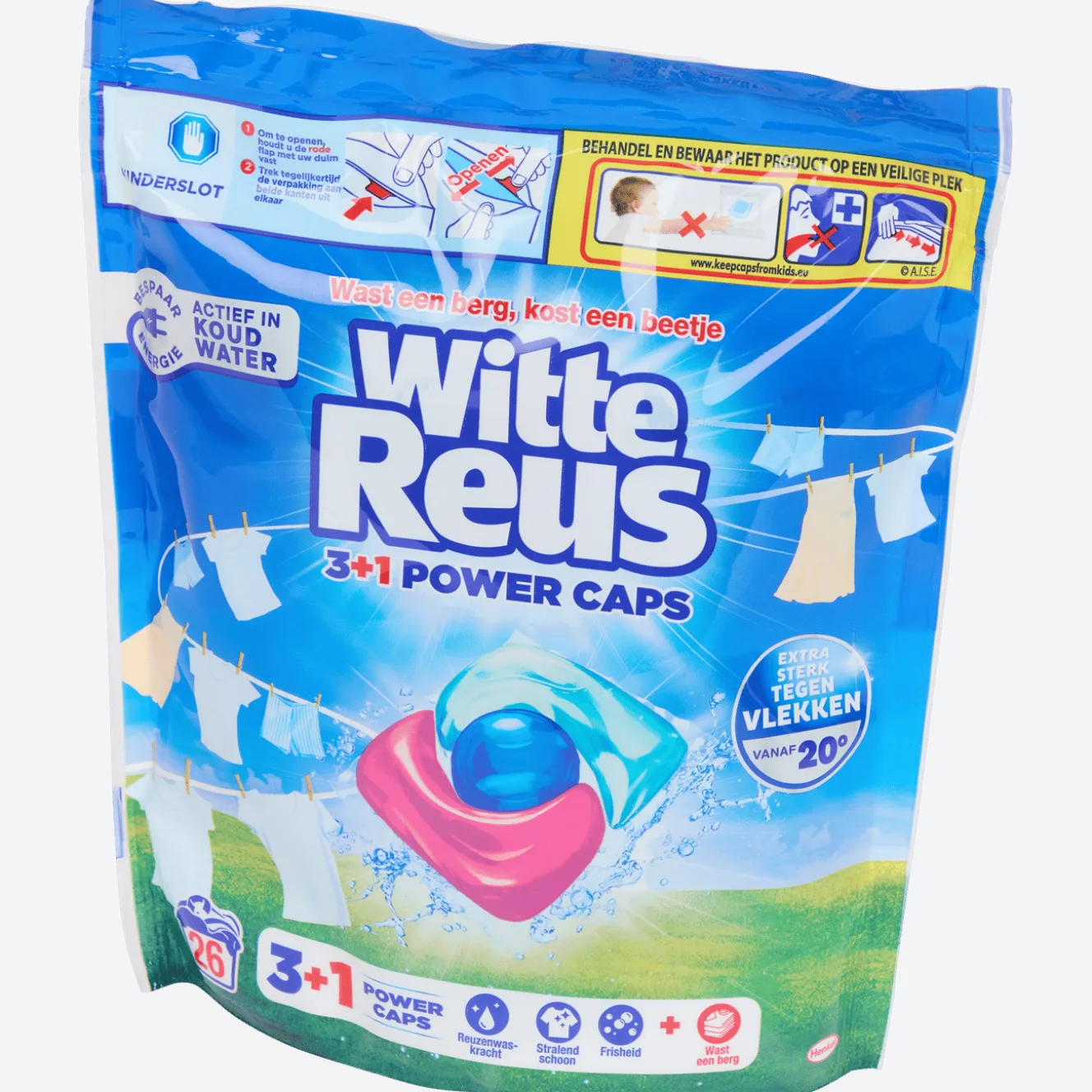 Witte Reus 3-in-1 wascapsules